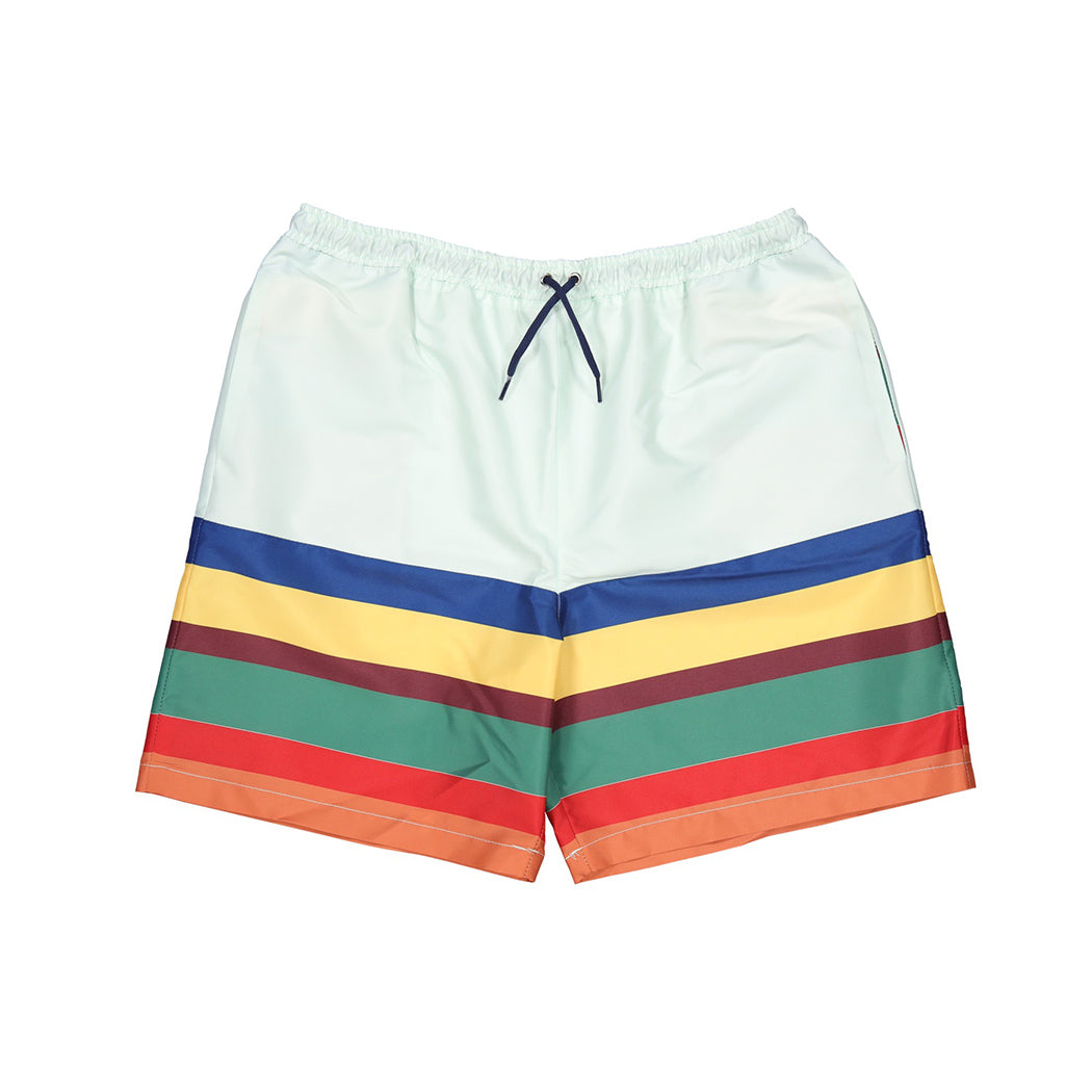 Navaggio Orange Unisex Swim Shorts