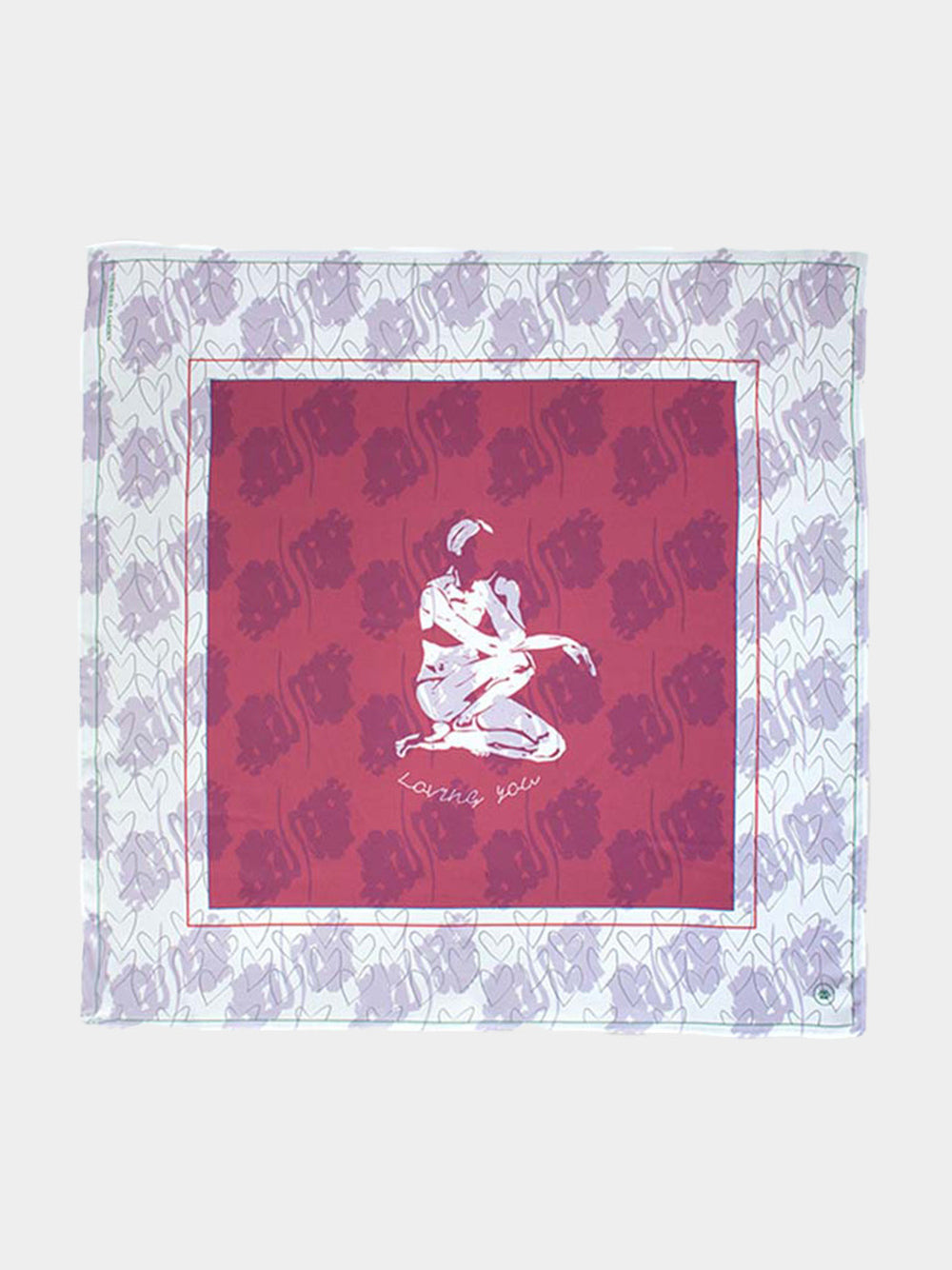 Gardenia Purple Scarf
