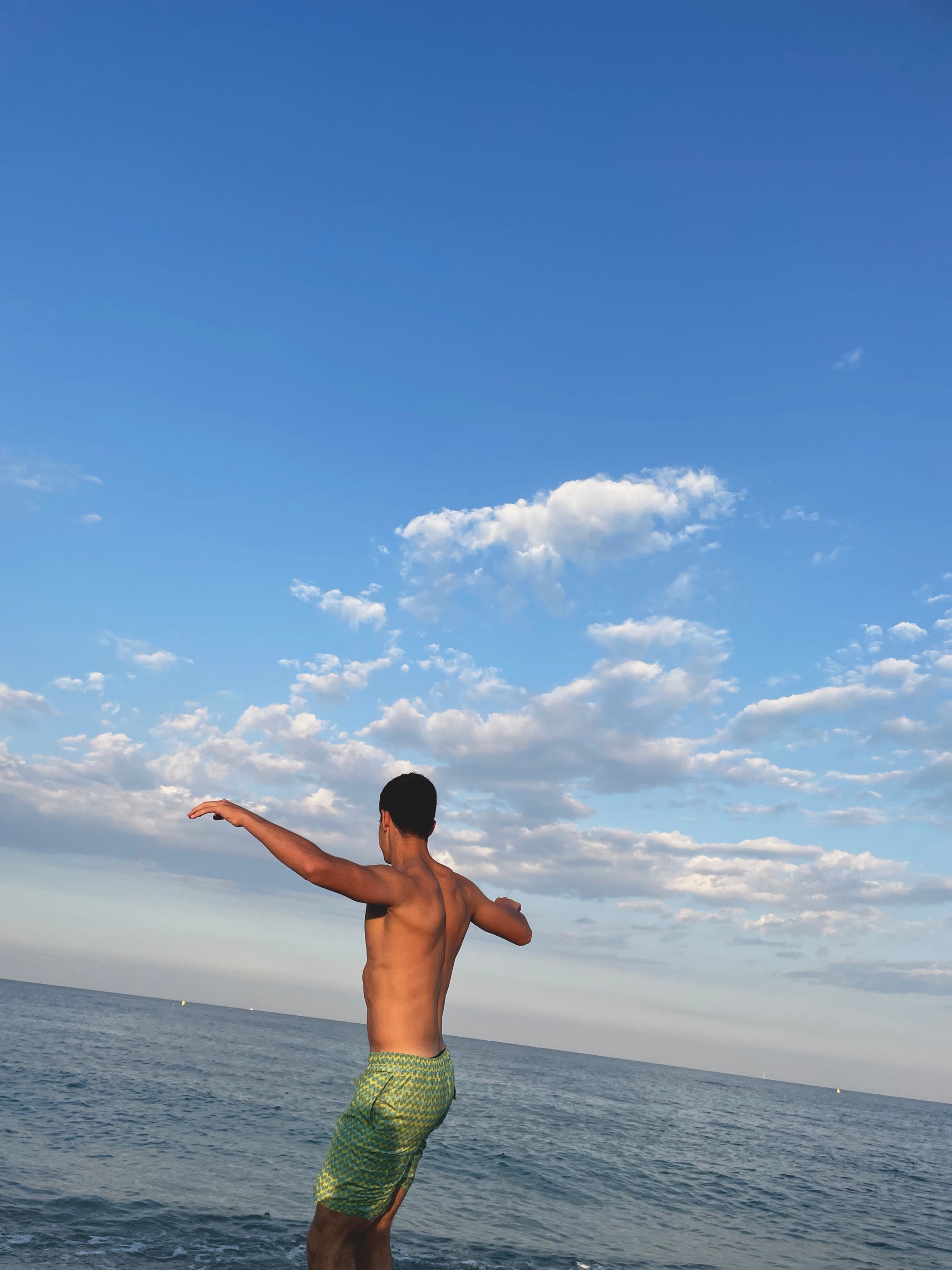 Green Affair Unisex Swim Shorts