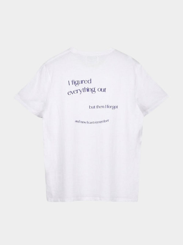 I Forgot T-shirt in White