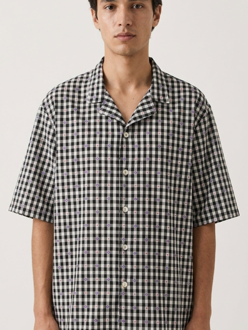 Flowers Chess Shirt