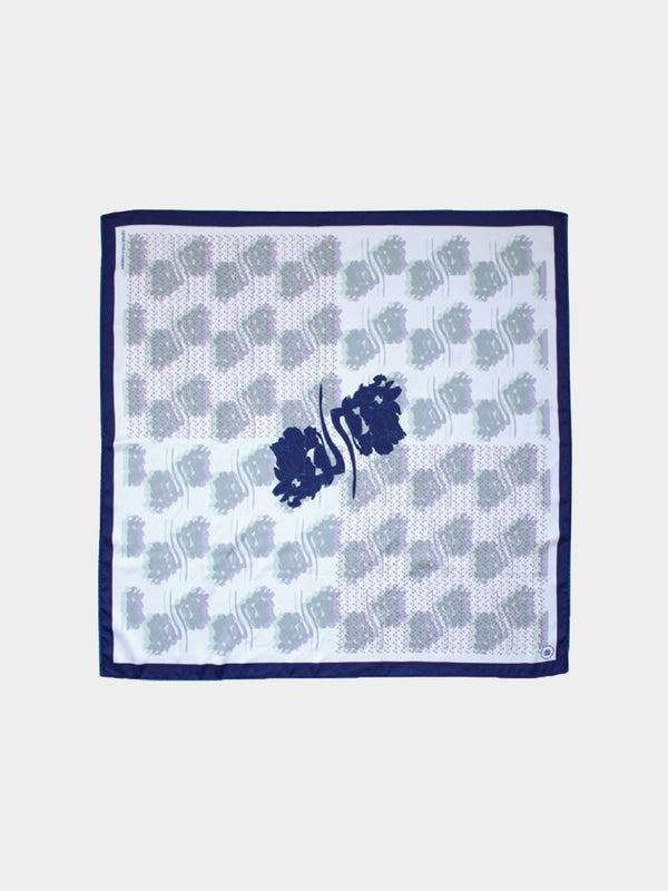 Gardenia Blue Scarf
