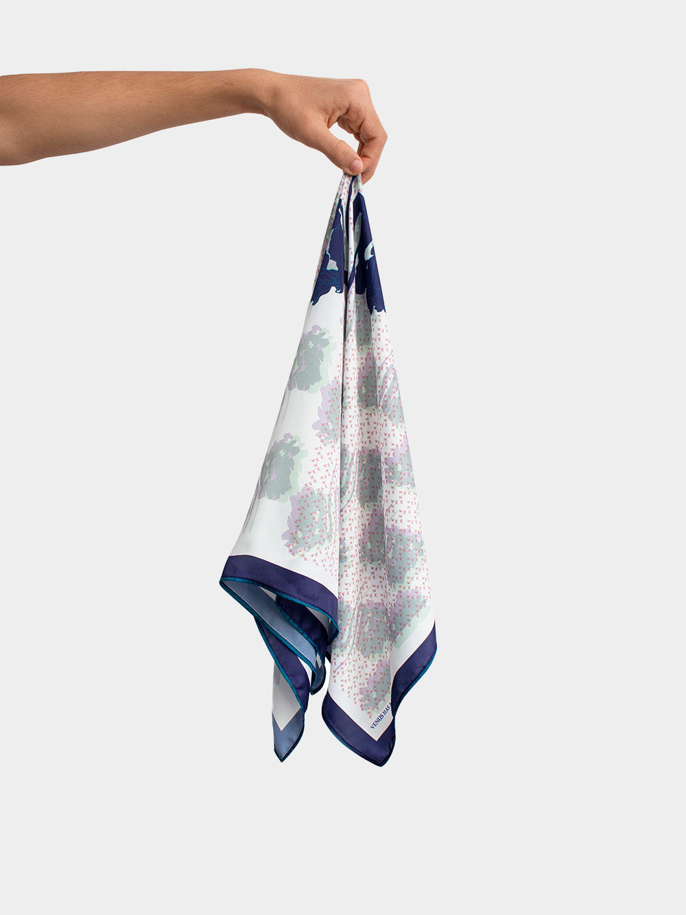 Gardenia Blue Scarf