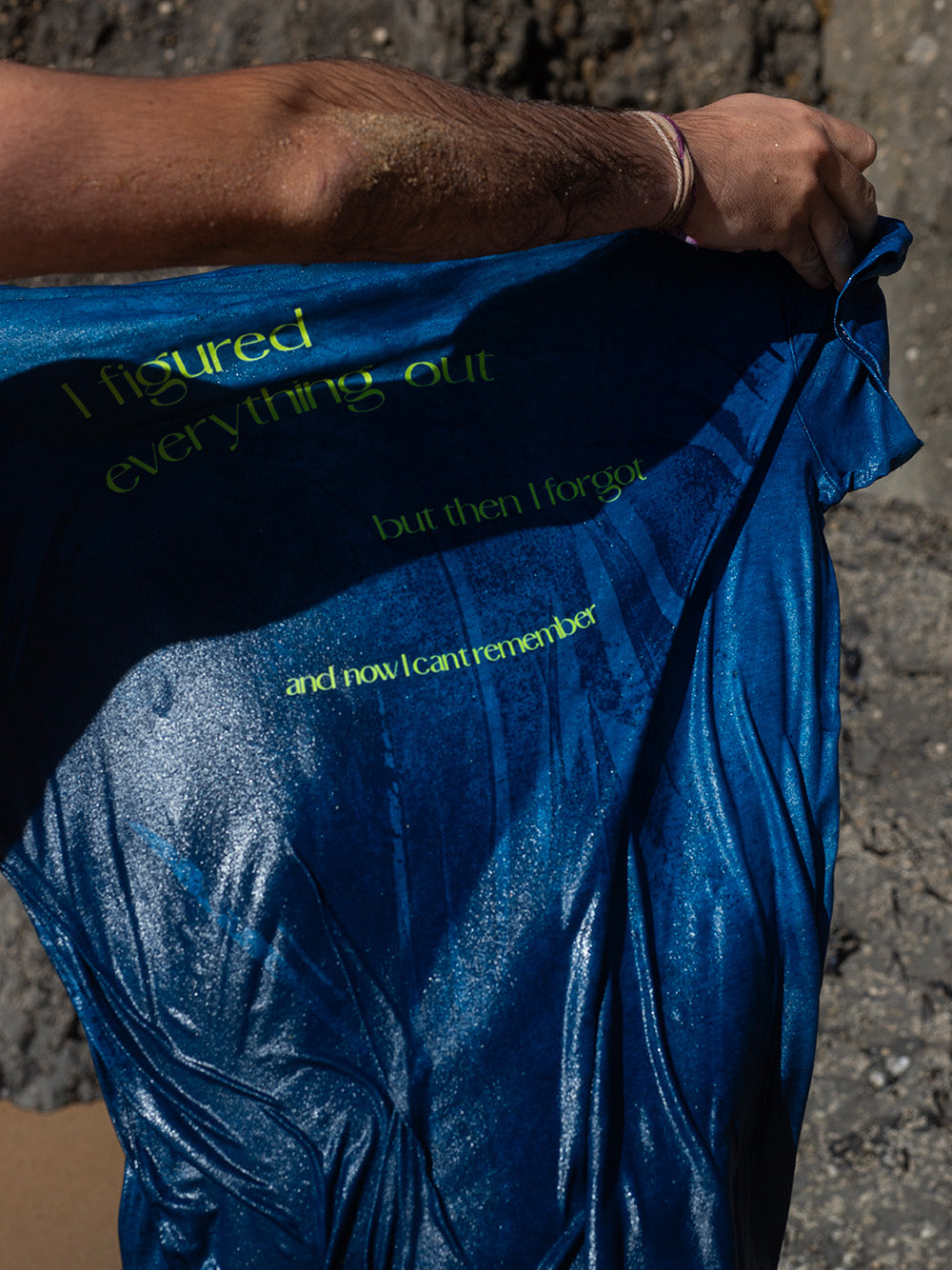 I Forgot T-shirt in Deep Blue