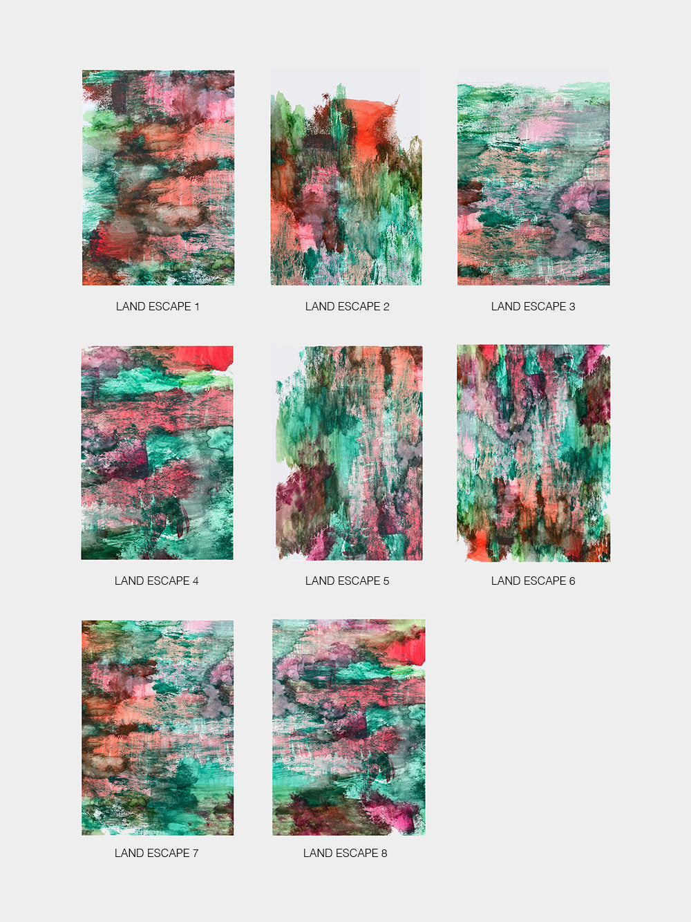 Land Escape 8 Art Print