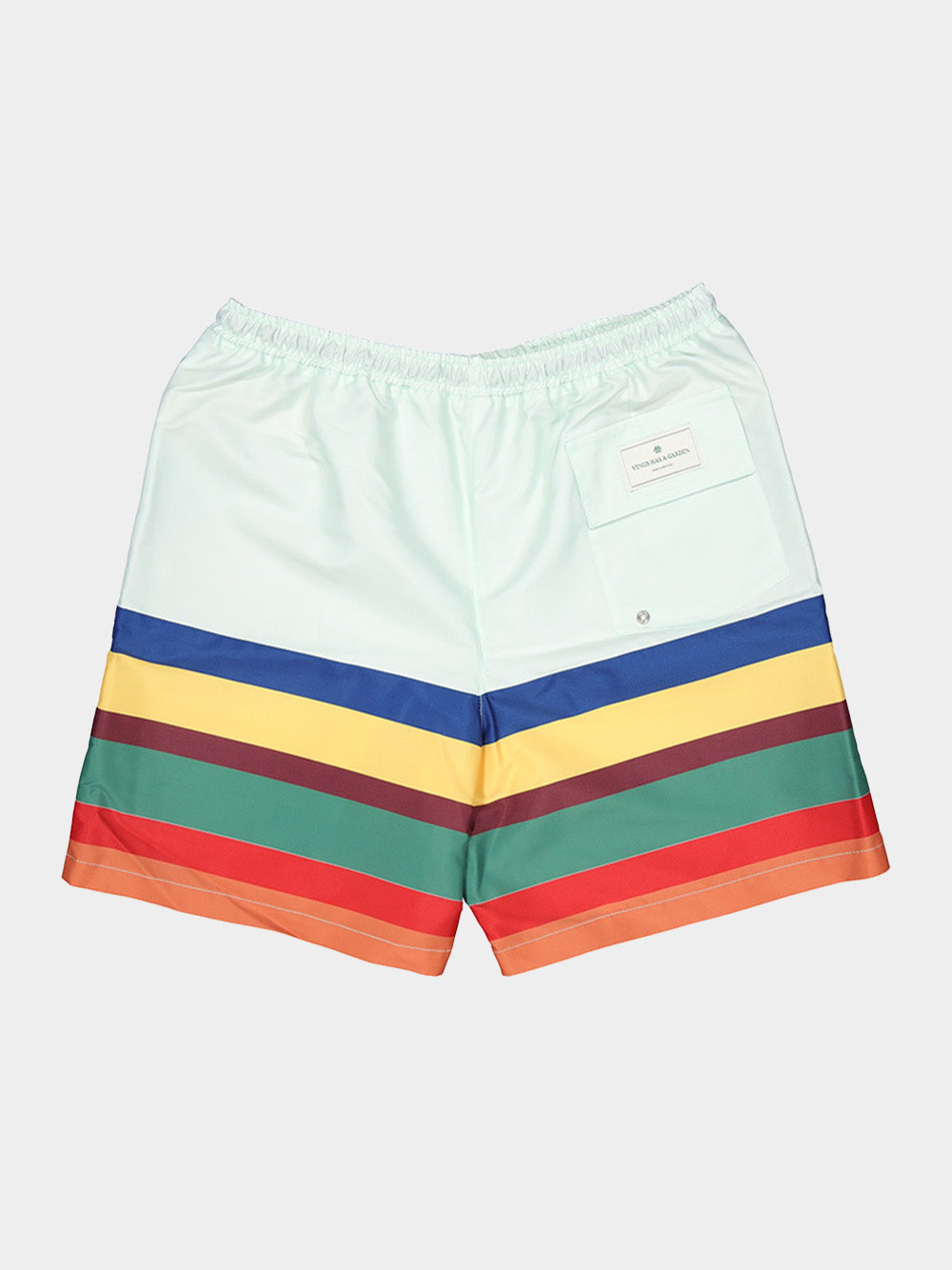 Navaggio Orange Unisex Swim Shorts