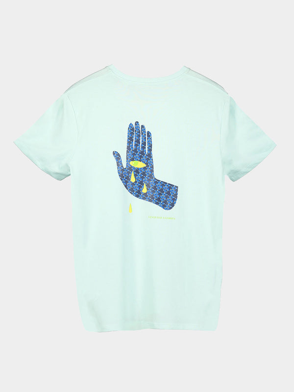 Stop Crying T-shirt in Mint