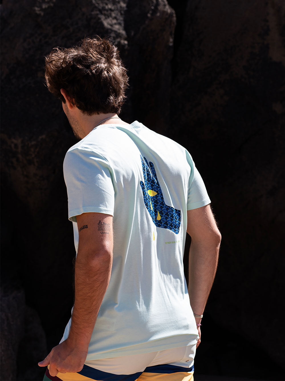 Stop Crying T-shirt in Mint