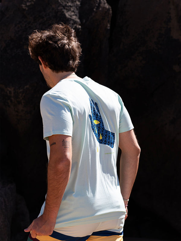 Stop Crying T-shirt in Mint