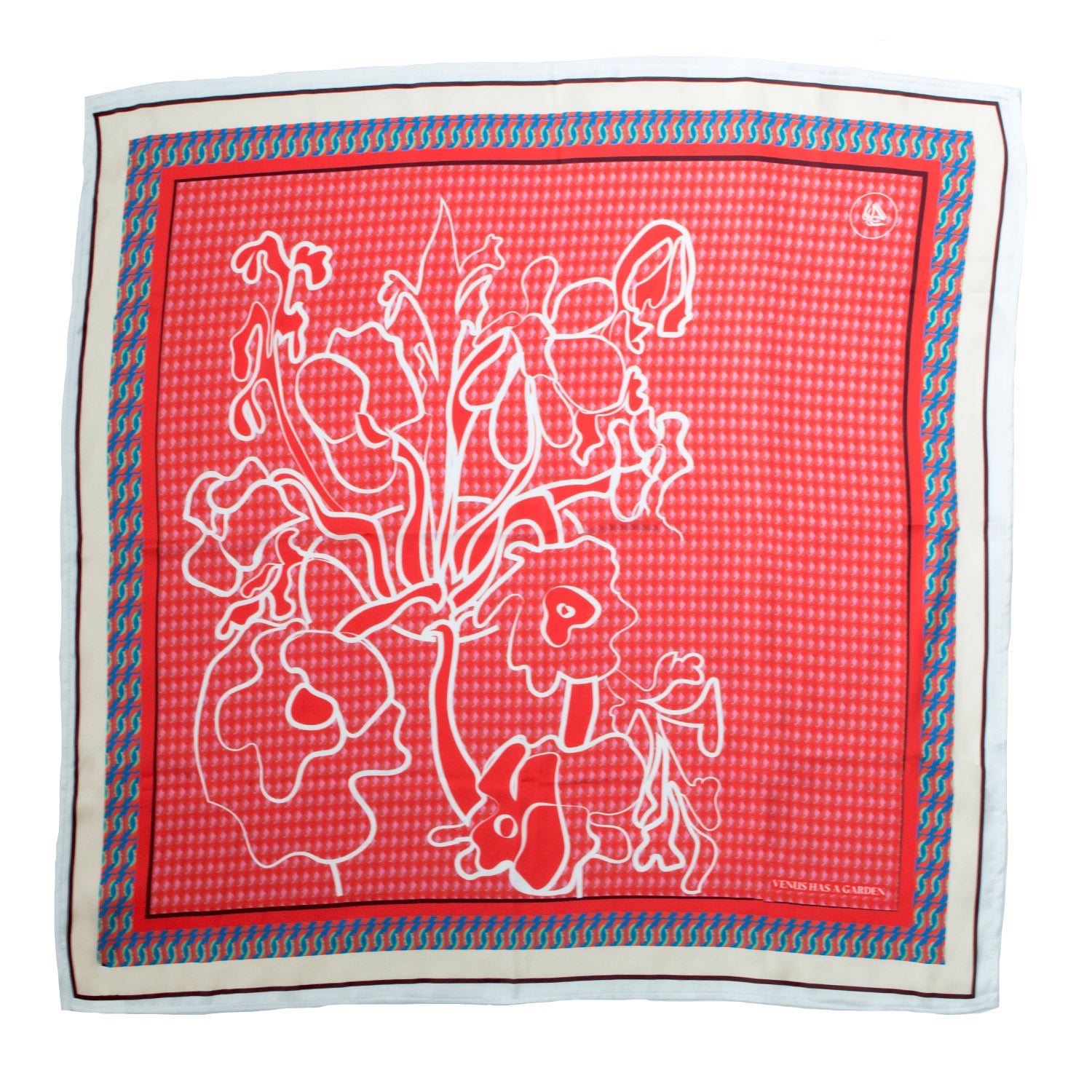 Flowers die Scarf