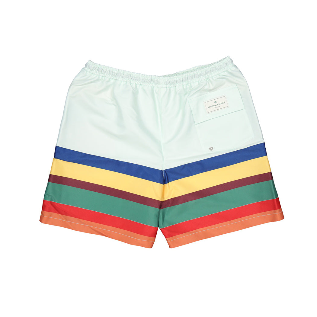 Navaggio Orange Unisex Swim Shorts